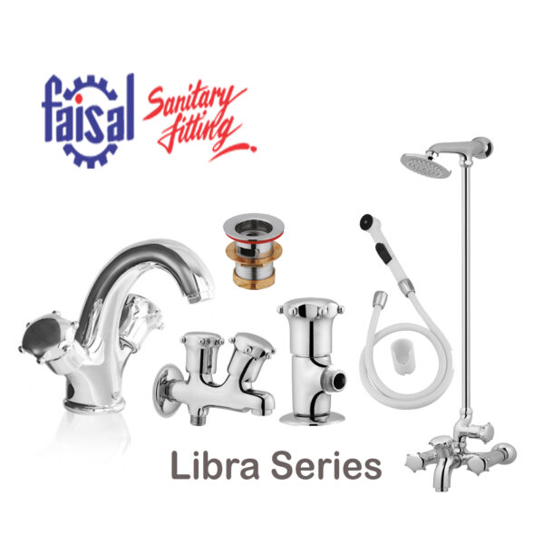 Faisal Sanitary Libra Wall Shower – 1002 (Chrome)